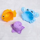 Набор игрушек для ванны «Кит и морские друзья», Крошка Я - Фото 3
