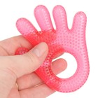 Прорезыватель охлаждающий с водой «Ладошка», красный, Крошка Я МИКС - Фото 2