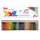 Пастель масляная 24 цвета Pentel XXL, увеличенные мелки - Фото 1