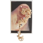 Серьга «Кафф» цветение, цвет золото - Фото 3