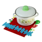 Подставка под горячее "Именинник", фетр - Фото 3