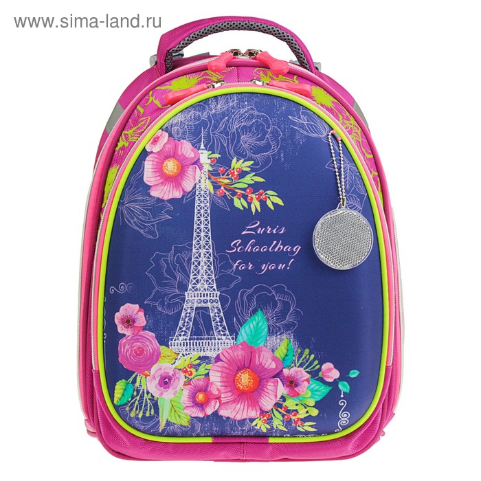 Рюкзак каркасный Luris Колибри 3 37х28х19 см, для девочки «Париж» - Фото 1