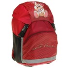 Рюкзак школьный с эргономичной спинкой на затяжке Luris Смарт 36x23x13 см + мешок для обуви, «Мишка» - Фото 3