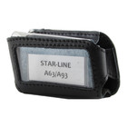 Чехол брелка Starline A63/A93, кожа черный - фото 54790