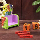 Вечный календарь «Слоник», 7×4×10 см, дерево, 2 языка, МИКС - Фото 3