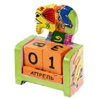 Вечный календарь «Слоник», 7×4×10 см, дерево, 2 языка, МИКС - Фото 5