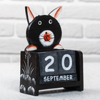 Деревянный календарь "Кошечка"11х6х15 см - Фото 2