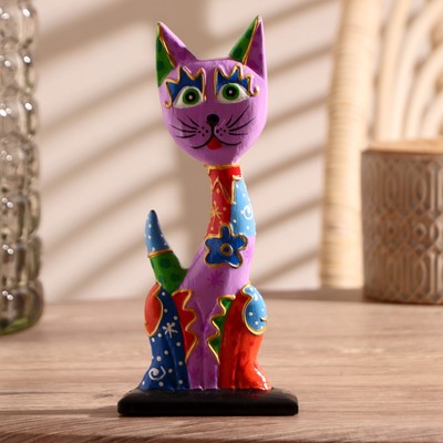 Сувенир «Кошечка», 7×5×20 см, дерево