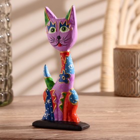 Сувенир «Кошечка», 7×5×20 см, дерево