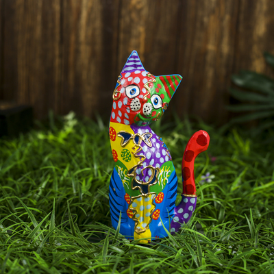 Сувенир «Кошка», 12×4×21 см, дерево