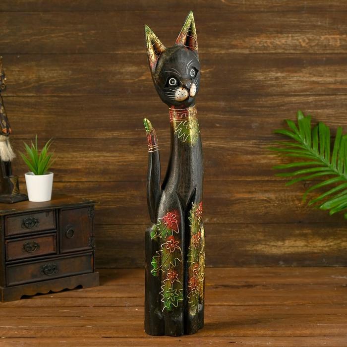 Сувенир «Кошка», 13×7×80 см, дерево - Фото 1