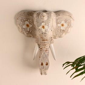 Сувенир дерево 'Голова слона' 28х26х10,5 см