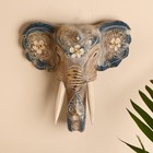 Сувенир дерево "Голова слона" 28х26х10,5 см - фото 321436273