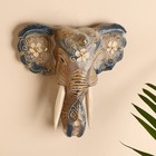 Сувенир «Голова слона», 28×26×10.5 см, дерево - Фото 2