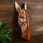 Маска «Жираф», 30×11×4.5 см, дерево - Фото 2