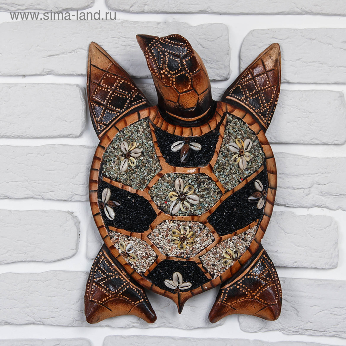 Интерьерный сувенир "Черепаха" 26х16х6 см - Фото 1