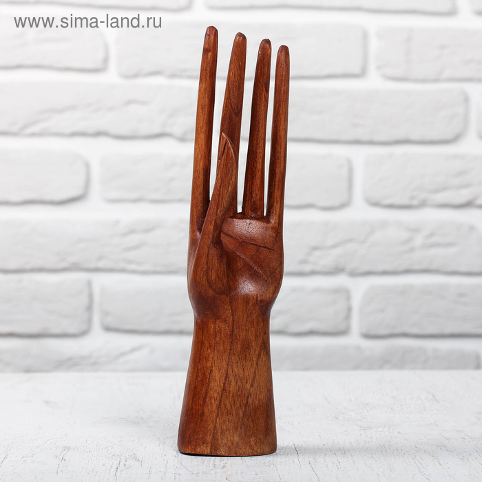 Подставка для колец «Классика», 5×6×25 см, дерево - Фото 1