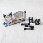 Деревянный календарь "Кошка" 13х4х6,5 см - Фото 3