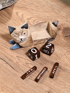 Вечный календарь «Кошка», 13×4×6.5 см, дерево - Фото 6
