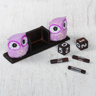 Деревянный календарь "Совы" МИКС 20х5х7 см - фото 118953798