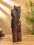 Сувенир дерево "Три совы" 16х7,5х40 см - фото 35350838