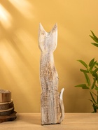 Сувенир «Кошка», 60×12×6.5 см, дерево 2630791 - фото 16762662