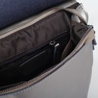 Рюкзак мол L-048, 27*10*34, отдел на молнии, н/карман, с кошельком, серебро - Фото 5