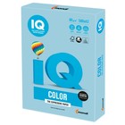 Бумага цветная А3, 500 листов IQ COLOR, 80г/м2, OBL70-пастель голубой лёд - Фото 1