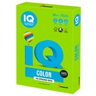 Бумага цветная А4 250 л, IQ COLOR Intensive, 160 г/м2, зелёная, MA42 - Фото 1