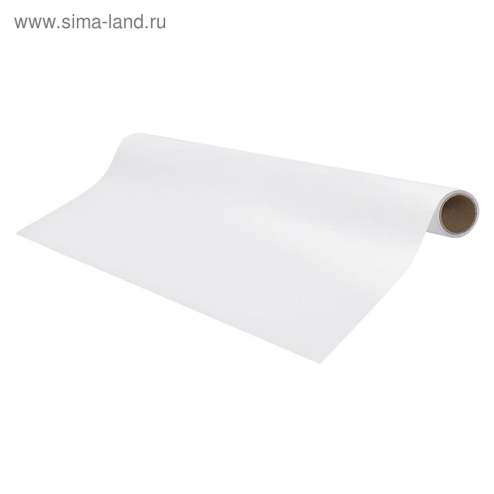 Доска-панель маркерная самоклеящаяся 45 х 100 см, BRAUBERG, белая, в рулоне - Фото 1