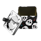 Пепельница бездымная «Милые черепа», для сигарет и стиков, 13×9 см - Фото 2