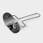 Ролик для вырезания кругов из теста Доляна, d=8 см, серебристый - Фото 6