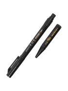 Кисть для каллиграфии, заправляемая, с запасными чернилами, чёрная - фото 120327009