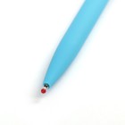 Ручка шариковая авт 0,5мм Vinson корпус МИКС прорезиненный стержень масляный синий - Фото 4