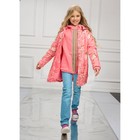 Куртка для девочки, рост 116 см, цвет розовый - Фото 2