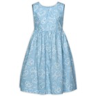 Платье для девочки, рост 146 см, цвет голубой - Фото 3