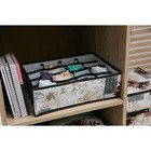 Органайзер для хранения белья Доляна «Астра», 16 ячеек, 36×28×12 см, МИКС - Фото 7