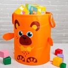 Корзина для хранения игрушек «Медвежонок», с ручками, 45 х 35 х 35 см - Фото 4