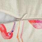 Наволочка декоративная Этель "Flamingo", 44 х 44 см, 100% п/э - Фото 3