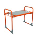 Скамейка-перевёртыш садовая Nika, складная 56х30х42,5 см, оранжевая, до 100кг, для дачи - Фото 1