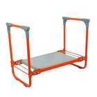 Скамейка-перевёртыш садовая Nika, складная 56х30х42,5 см, оранжевая, до 100кг, для дачи - Фото 3