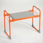 Скамейка-перевёртыш садовая Nika, складная 56х30х42,5 см, оранжевая, до 100кг, для дачи - Фото 5
