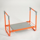 Скамейка-перевёртыш садовая Nika, складная 56х30х42,5 см, оранжевая, до 100кг, для дачи - Фото 6