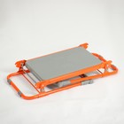 Скамейка-перевёртыш садовая Nika, складная 56х30х42,5 см, оранжевая, до 100кг, для дачи - Фото 7