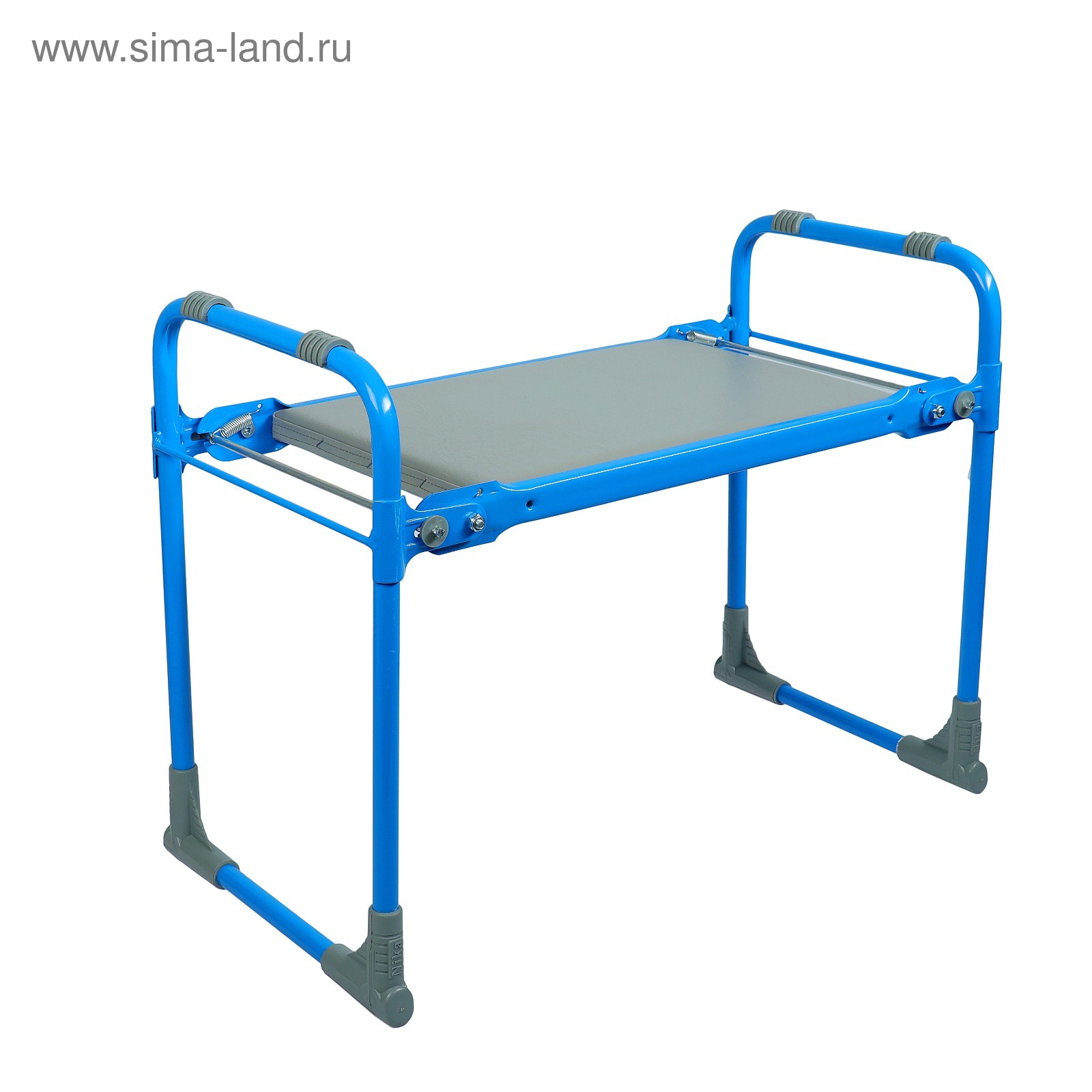 Скамейка-перевёртыш садовая Nika, складная, 56х30х42.5 см, голубая ...