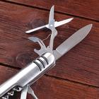 Нож швейцарский «Бернард», 8 в 1, рукоять, хром - Фото 3