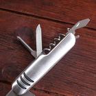 Нож швейцарский «Бернард», 8 в 1, рукоять, хром - Фото 4