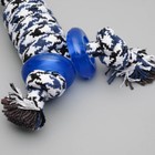 Игрушка канатная "Хвостики" с кольцами из термопластичной резины, 36 см, до 140 г, микс - Фото 4