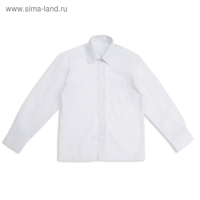 Сорочка для мальчика, размер 28, рост 110/116 см, цвет белый 16 - Фото 1