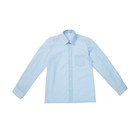 Сорочка для мальчика, размер 31, рост 128/134 см, цвет светло-голубой 16 - Фото 1